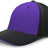 Pacific Headwear M2 Performance PacFlex Contrast Cap 398F PURPLE/BLACK/BLACK S/M