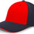 Pacific Headwear M2 Performance PacFlex Contrast Cap 398F RED/NAVY/NAVY S/M