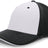 Pacific Headwear M2 Performance PacFlex Contrast Cap 398F SILVER/BLACK/BLACK S/M