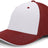 Pacific Headwear M2 Performance PacFlex Contrast Cap 398F SILVER/MAROON/MAROON S/M
