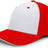Pacific Headwear M2 Performance PacFlex Contrast Cap 398F WHITE/RED/RED S/M
