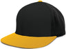 Pacific Headwear Perforated F3 Performance Flexfit® Cap - Pacific Headwear ES474 BLACK/GOLD S/M