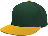 Pacific Headwear Perforated F3 Performance Flexfit® Cap - Pacific Headwear ES474 DARK GREEN/GOLD S/M