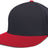 Pacific Headwear Perforated F3 Performance Flexfit® Cap - Pacific Headwear ES474 NAVY/RED S/M