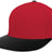 Pacific Headwear Perforated F3 Performance Flexfit® Cap - Pacific Headwear ES474 RED/BLACK S/M