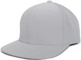 Pacific Headwear Perforated F3 Performance Flexfit® Cap - Pacific Headwear ES474 SILVER S/M