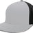 Pacific Headwear Perforated F3 Performance Flexfit® Cap - Pacific Headwear ES474 SILVER/BLACK/SILVER S/M