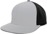 Pacific Headwear Perforated F3 Performance Flexfit® Cap - Pacific Headwear ES474 SILVER/BLACK/SILVER S/M