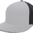 Pacific Headwear Perforated F3 Performance Flexfit® Cap - Pacific Headwear ES474 SILVER/NAVY/SILVER S/M