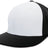 Pacific Headwear Perforated F3 Performance Flexfit® Cap - Pacific Headwear ES474 WHITE/BLACK/BLACK S/M
