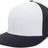 Pacific Headwear Perforated F3 Performance Flexfit® Cap - Pacific Headwear ES474 WHITE/NAVY/NAVY S/M