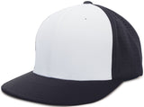 Pacific Headwear Perforated F3 Performance Flexfit® Cap - Pacific Headwear ES474 WHITE/NAVY/NAVY S/M