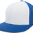Pacific Headwear Perforated F3 Performance Flexfit® Cap - Pacific Headwear ES474 WHITE/ROYAL/ROYAL S/M