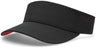 Pacific Headwear Perforated Visor Powered by Coolcore® - Pacific Headwear P500 BLACK/RED OS