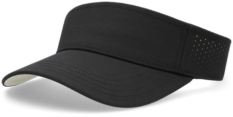 Pacific Headwear Perforated Visor Powered by Coolcore® - Pacific Headwear P500 BLACK/VEGAS GOLD OS