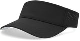 Pacific Headwear Perforated Visor Powered by Coolcore® - Pacific Headwear P500 BLACK/WHITE OS