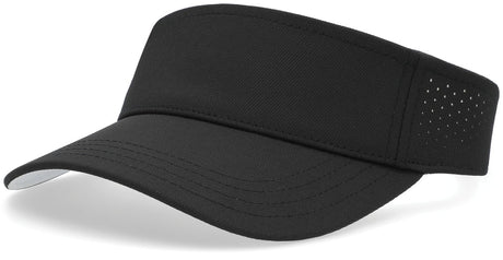 Pacific Headwear Perforated Visor Powered by Coolcore® - Pacific Headwear P500 BLACK/WHITE OS