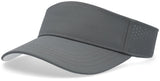 Pacific Headwear Perforated Visor Powered by Coolcore® - Pacific Headwear P500 GRAPHITE/WHITE OS