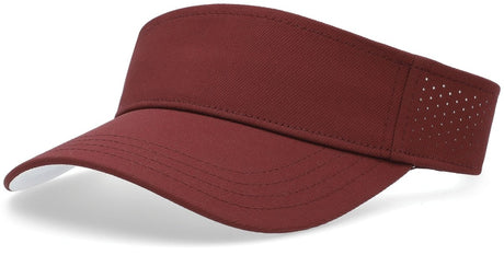 Pacific Headwear Perforated Visor Powered by Coolcore® - Pacific Headwear P500 MAROON/WHITE OS