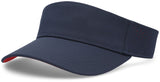 Pacific Headwear Perforated Visor Powered by Coolcore® - Pacific Headwear P500 NAVY/RED OS