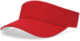 Pacific Headwear Perforated Visor Powered by Coolcore® - Pacific Headwear P500 RED/WHITE OS