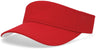 Pacific Headwear Perforated Visor Powered by Coolcore® - Pacific Headwear P500 RED/WHITE OS