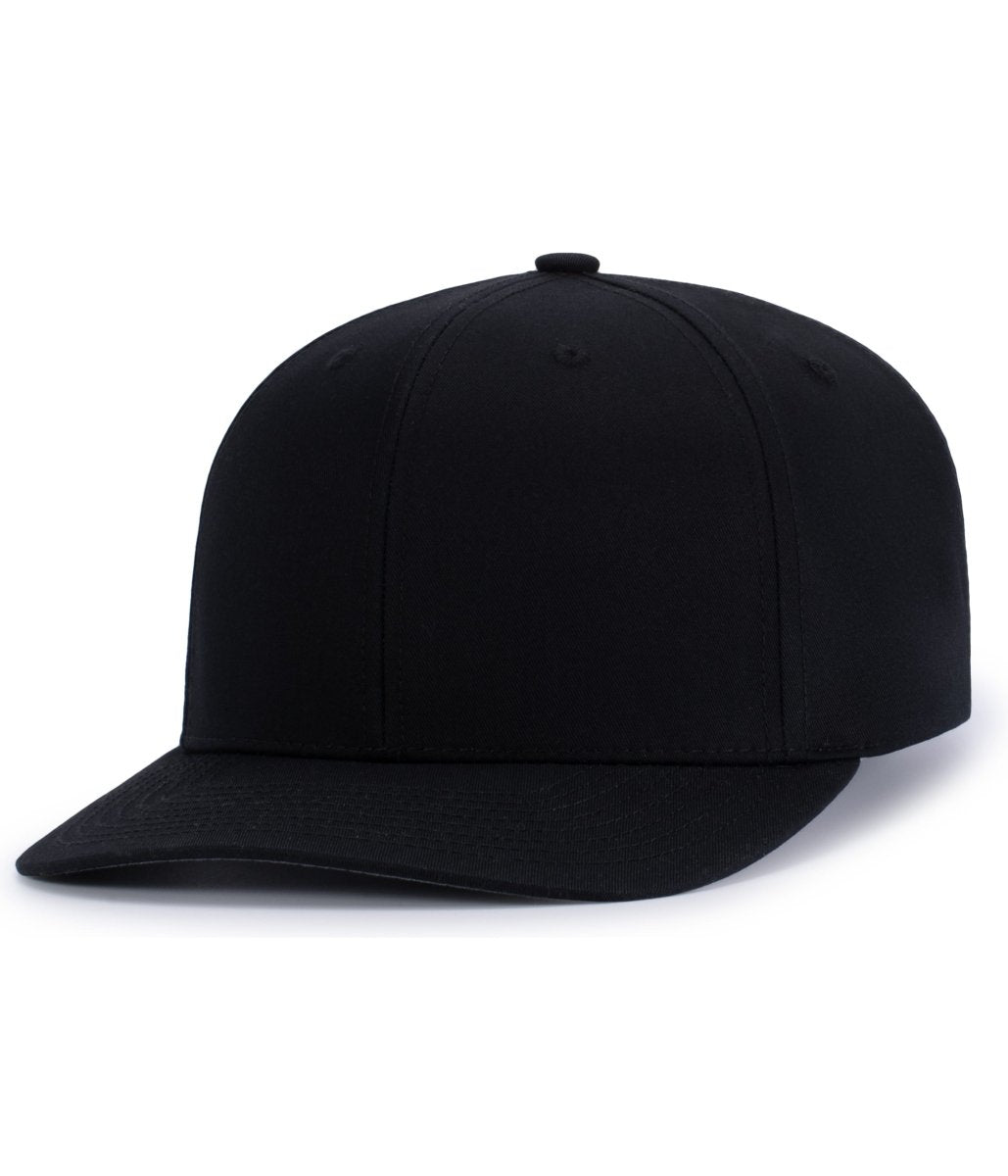 Pacific Headwear POLY/COTTON SNAPBACK CAP - Pacific Headwear P322 BLACK YTH