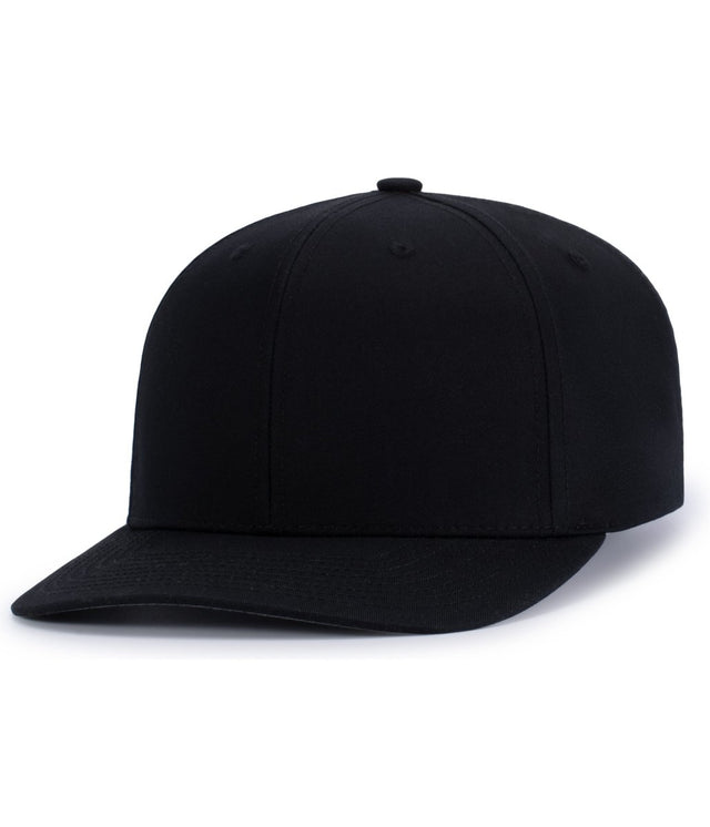 Pacific Headwear POLY/COTTON SNAPBACK CAP - Pacific Headwear P322 BLACK YTH