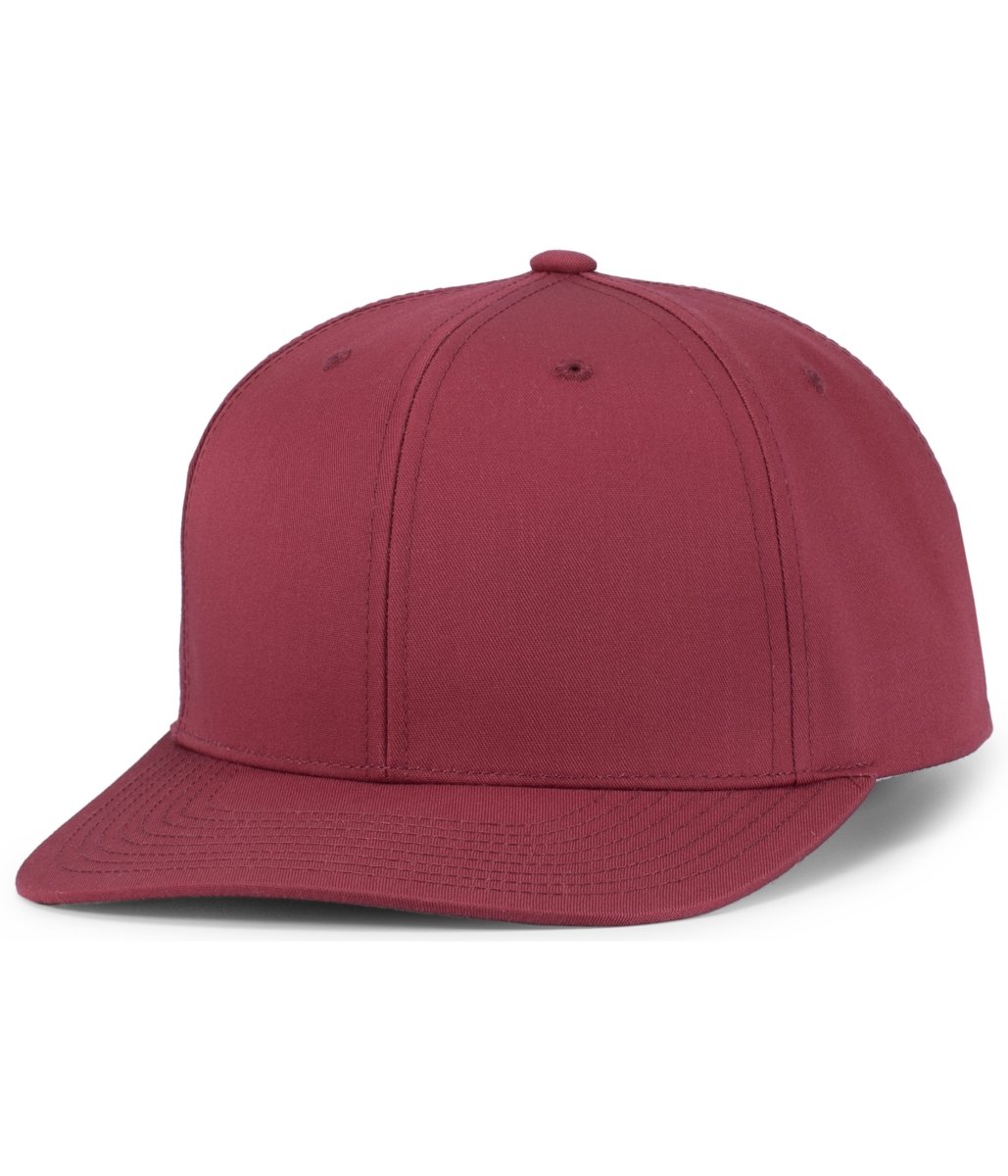 Pacific Headwear POLY/COTTON SNAPBACK CAP - Pacific Headwear P322 CARDINAL (SGMA) YTH