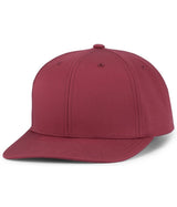 Pacific Headwear POLY/COTTON SNAPBACK CAP - Pacific Headwear P322 CARDINAL (SGMA) YTH