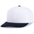 Pacific Headwear POLY/COTTON SNAPBACK CAP - Pacific Headwear P322 WHITE/NAVY YTH