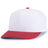 Pacific Headwear POLY/COTTON SNAPBACK CAP - Pacific Headwear P322 WHITE/RED YTH