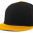 Pacific Headwear Premium A/C² Performance Flexfit® Cap - Pacific Headwear ES811 BLACK/GOLD S/M