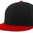 Pacific Headwear Premium A/C² Performance Flexfit® Cap - Pacific Headwear ES811 BLACK/RED S/M
