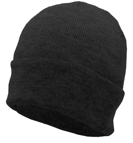 Pacific Headwear Premium Cuff Beanie 650K BLACK OS