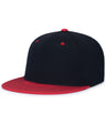 Pacific Headwear Premium Lightweight Perforated PacFlex Cap Powered by Coolcore® - Pacific Headwear ES471 BLACK/RED S/M