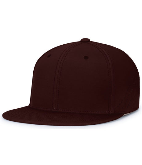 Pacific Headwear Premium Lightweight Perforated PacFlex Cap Powered by Coolcore® - Pacific Headwear ES471 MAROON (HLW) S/M