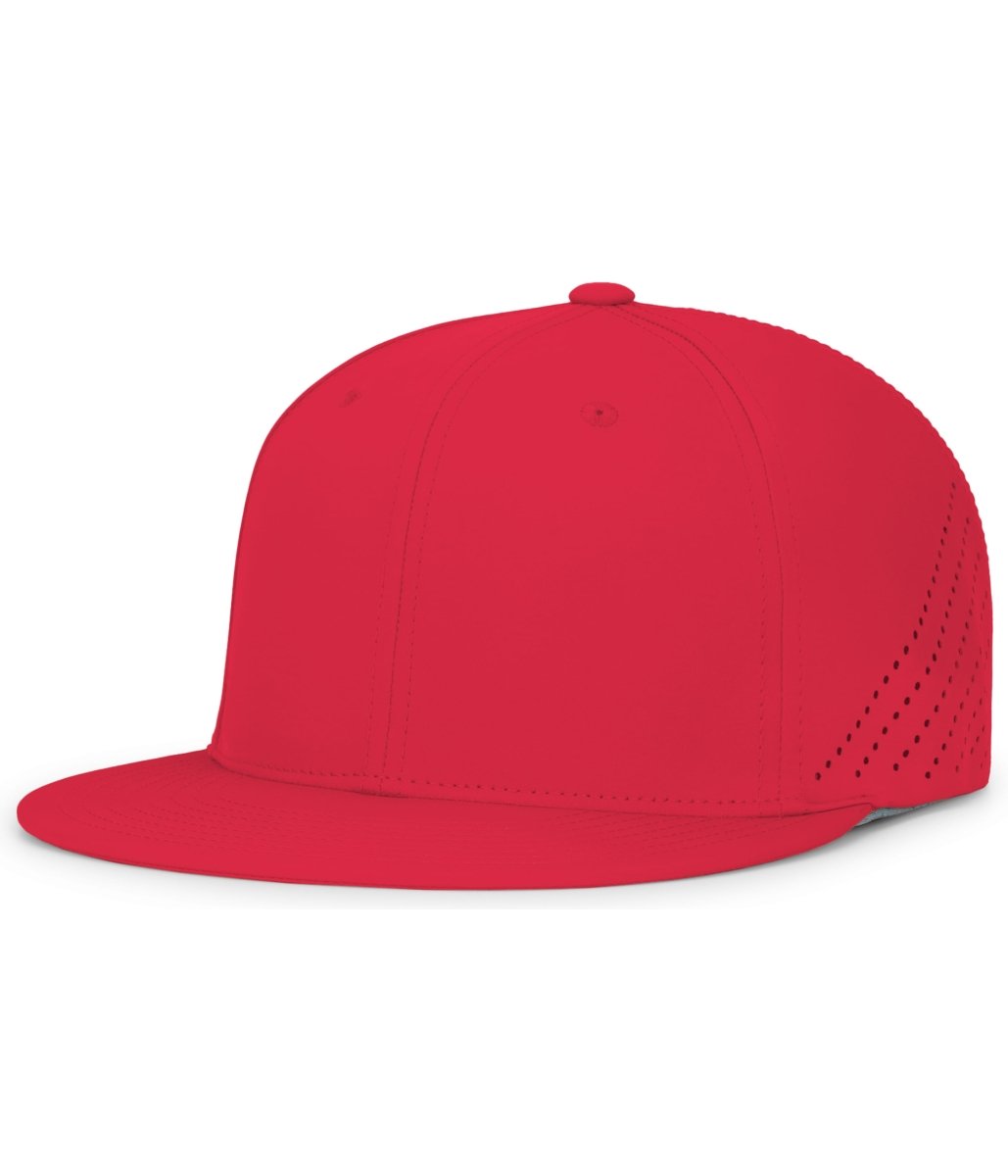 Pacific Headwear Premium Lightweight Perforated PacFlex Cap Powered by Coolcore® - Pacific Headwear ES471 RED S/M