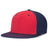 Pacific Headwear Premium Lightweight Perforated PacFlex Cap Powered by Coolcore® - Pacific Headwear ES471 RED/NAVY/NAVY S/M
