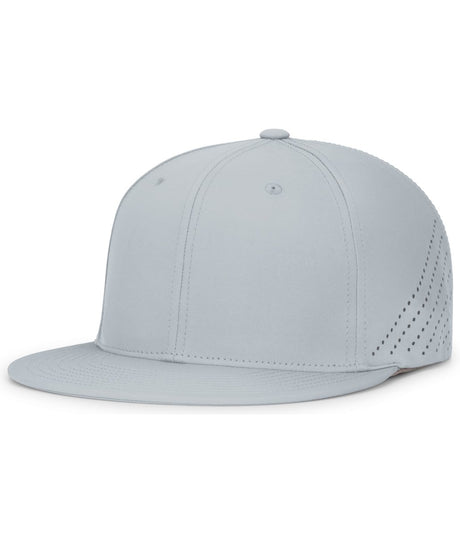Pacific Headwear Premium Lightweight Perforated PacFlex Cap Powered by Coolcore® - Pacific Headwear ES471 SILVER S/M