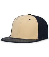 Pacific Headwear Premium Lightweight Perforated PacFlex Cap Powered by Coolcore® - Pacific Headwear ES471 VEGAS/BLACK/BLACK S/M