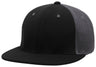 Pacific Headwear Premium M2 Performance Trucker Flexfit® Cap - Pacific Headwear ES341 BLACK/GRAPHITE/BLACK S/M