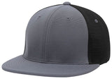 Pacific Headwear Premium M2 Performance Trucker Flexfit® Cap - Pacific Headwear ES341 GRAPHITE/BLACK/GRAPHITE S/M