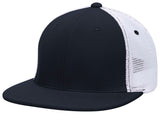 Pacific Headwear Premium M2 Performance Trucker Flexfit® Cap - Pacific Headwear ES341 NAVY/WHITE/NAVY S/M