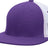 Pacific Headwear Premium M2 Performance Trucker Flexfit® Cap - Pacific Headwear ES341 PURPLE/WHITE/PURPLE S/M