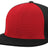 Pacific Headwear Premium M2 Performance Trucker Flexfit® Cap - Pacific Headwear ES341 RED/BLACK/BLACK S/M