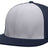 Pacific Headwear Premium M2 Performance Trucker Flexfit® Cap - Pacific Headwear ES341 SILVER/NAVY/NAVY S/M