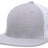 Pacific Headwear Premium M2 Performance Trucker Flexfit® Cap - Pacific Headwear ES341 SILVER/WHITE/SILVER S/M