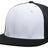 Pacific Headwear Premium M2 Performance Trucker Flexfit® Cap - Pacific Headwear ES341 WHITE/BLACK/BLACK S/M