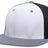 Pacific Headwear Premium M2 Performance Trucker Flexfit® Cap - Pacific Headwear ES341 WHITE/BLACK/GRAPHITE S/M